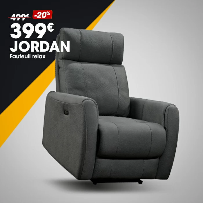 Fauteuil relax JORDAN