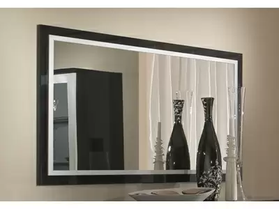 Miroir ROMEO 180 cm noir laque