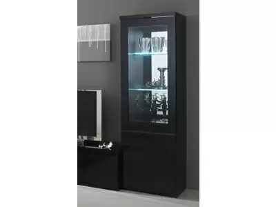 Vitrine 1 porte leds