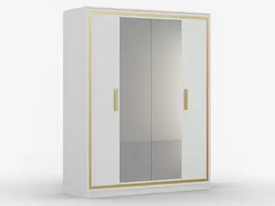 Armoire 4 portes Gold chambre  coucher