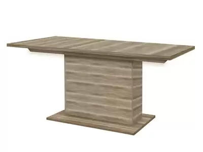 Table de repas extensible avec pied central