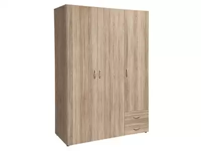 Armoire 3 portes 2 tiroirs Base 2