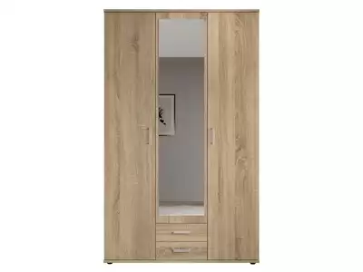 Armoire 3 portes 2 tiroirs Karl