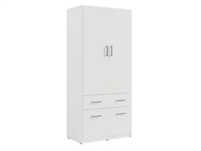 Armoire 2 portes 4 tiroirs Tallin