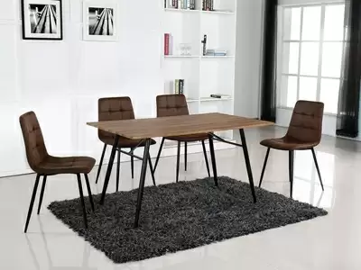 Ensemble table + 4 chaises Valery